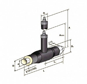 Шаровой кран с металлической заглушкой «БАЛЛОМАКС», «СИТАЛ», «БИВАЛ», «LD», 325 мм